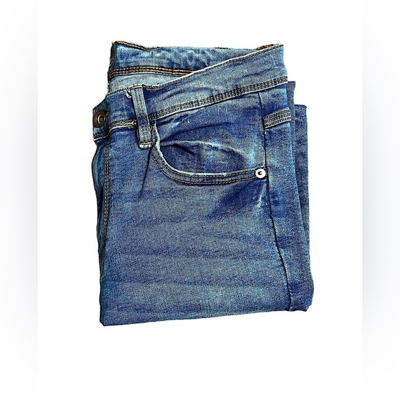 Zara Mens Distressed Blue Denim Jean Pants | Size: 32 - Picture 4 of 7